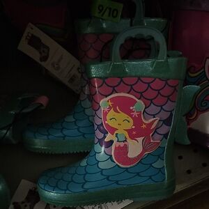 Mermaid Rain Boots for Kids